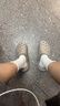 卡駱馳（crocs）經(jīng)典云朵Clog女沙灘洞洞鞋涼拖鞋206750 206750-2Y2  36  曬單實(shí)拍圖