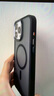 邦克仕（Benks）適用蘋(píng)果16 Pro Max磁吸手機殼 iPhone16promax軟邊防摔保護套親膚硅膠保護殼磨砂防指紋 黑色 曬單實(shí)拍圖