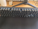 羅技（Logitech）K845機械鍵盤(pán)游戲電競有線(xiàn)鍵盤(pán)電腦辦公鍵盤(pán)個(gè)性定制鍵帽版送男生女友禮物 K845墨影漸變版 青軸 曬單實(shí)拍圖