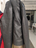 羅蒙（ROMON）高檔2025新款春季皮夾克休閑男裝上衣外套立領(lǐng)修身機車(chē)PU皮衣潮流 黑色 XL 120斤至140斤 曬單實(shí)拍圖