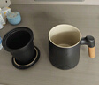 京東京造茶杯便攜式黑陶茶泡茶壺茶杯功夫茶具辦公杯隨身茶壺容量400ml 曬單實(shí)拍圖