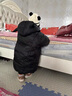 G.DUCKKIDS童裝兒童羽絨服男童中長款加厚男孩外套冬季寶寶衣服過膝長款冬裝 黑色 90 建議80-90cm1歲半-2歲 曬單實(shí)拍圖