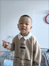 凌卡戚2025洋氣男女童新款寶寶衛(wèi)衣春秋長袖兒童童裝帥氣兩件套套裝 紫色小熊 80 建議身高70-75 曬單實(shí)拍圖