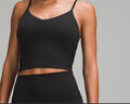 lululemon丨Align? 女士短款吊帶運動背心 C/D LW1EVYS 黑色 XL /12 曬單實拍圖