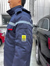 梵可梵冬季加油站防靜電工作服套裝棉衣冬裝加厚可拆卸勞保棉服外套定制 藏藍色棉服上衣【網(wǎng)格防靜電】 XL /175 曬單實(shí)拍圖