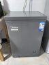 美的（Midea）專利減霜KMF囤貨冰柜 冷藏冷凍冷柜轉(zhuǎn)換節(jié)能大冰柜臥式家用商用冰柜小冰柜國家補貼冰箱 【減霜80%】100L*小戶型優(yōu)選 100L 曬單實拍圖