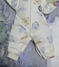 婧麒（JOYNCLEON）新生兒棉服秋冬季初生寶寶夾棉連體衣嬰兒加厚棉襖外出服冬款 動(dòng)物樂(lè)園直開(kāi) 80cm 曬單實(shí)拍圖
