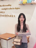 CinvaiKrose包包女包2025年新款斜挎包單肩包小方包生日七夕情人節(jié)禮物送女友 卡其配棕【送女友老婆禮物走心】 曬單實(shí)拍圖