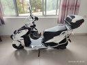 飛野電動(dòng)車(chē)電動(dòng)摩托車(chē)電瓶車(chē)高速踏板外賣(mài)電動(dòng)車(chē)72v續航200公里可上牌 新國標-護杠+尾箱-皎月白-送上門(mén) 72V35-超威石墨烯電池-約110km-升級爬坡 曬單實(shí)拍圖