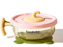 taoqibaby嬰兒輔食碗兒童餐具吸盤(pán)碗防摔耐高溫PPSU碗輔食工具便攜碗 曬單實(shí)拍圖