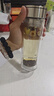富光抗菌玻璃杯 雙層高硼硅泡茶杯子 茶水分離杯 辦公水杯男七夕禮物 曬單實(shí)拍圖