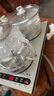 豐谷全自動(dòng)上水電熱水壺 茶臺(tái)燒水壺 家用辦公嵌入式茶桌茶幾一體機(jī)茶具電茶爐套裝 1L （37*20cm）底部上水銀色-消毒款 曬單實(shí)拍圖