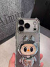 瑪爾扎 可愛(ài)拉布布鏡子支架適用蘋(píng)果17promax手機殼iphone17pro鏡頭全包16氣囊防摔15好看14輕奢高級 【太空銀+閃粉卡】補妝鏡支架*帶鏡頭膜*氣囊防摔 iPhone 17 曬單實(shí)拍圖
