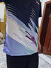 李寧（LI-NING）羽毛球服男女短袖速干比賽套裝上衣褲子兩件套 深航艦藍 M  曬單實拍圖