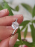 I DO鉑金PT950鉆戒1克拉微鑲雪花扭臂培育鉆石求婚訂婚結(jié)婚戒指送女友 微鑲雪花扭臂1克拉鉆 13號(hào) 曬單實(shí)拍圖