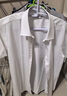 海瀾之家（HLA）短袖襯衫男25春夏輕商務(wù)衫及系列大碼正裝襯衣男 漂白21 HNCBW2J010A 39 170/88A 推薦127~136斤 曬單實(shí)拍圖