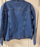 Levi's李維斯情侶同款美式經(jīng)典復古休閑時(shí)尚潮牌修身牛仔夾克外套 中藍色 L 曬單實(shí)拍圖