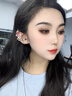 芯奢多巴胺彩色滿(mǎn)鉆花朵耳釘女士耳骨夾一體式耳環(huán)2025夏季款耳夾耳飾 無(wú)耳洞拍 花朵耳夾耳骨夾 一對 曬單實(shí)拍圖