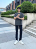 丨利郎丨利郎2025新款純棉休閑褲男士修身直筒彈力潮流簡(jiǎn)約時(shí)尚秋冬長(zhǎng)褲子 3329黑色 厚款 綿軟舒適 40 適合腰圍3尺 曬單實(shí)拍圖