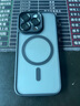 ROCK適用蘋(píng)果16 Pro手機(jī)殼iPhone16Pro保護(hù)套磁吸Magsafe防摔鏡頭全包精孔硅膠簡(jiǎn)約不粘指紋黑色 曬單實(shí)拍圖