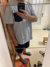 京東京造10A抗菌純棉睡衣男短袖套裝25春夏情侶家居服藍(lán)2XL 曬單實(shí)拍圖
