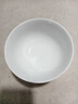 九風(fēng)窯景德鎮高溫白瓷碗盤(pán)碗碟套裝碗具飯碗湯碗面碗斗笠碗吃飯碗餐具 5英寸高溫白瓷羅漢碗 曬單實(shí)拍圖