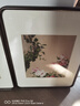 珠輝郎世寧花鳥(niǎo)冊頁(yè)中古風(fēng)客廳裝飾畫(huà)新中式臥室餐廳玄關(guān)花鳥(niǎo)復古掛畫(huà) 郎世寧《荷花慈姑》 寬50cm*高65cm 北美黑胡桃（高檔實(shí)木榫卯圓角框） 曬單實(shí)拍圖