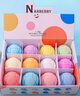 NARBERRY兒童泡澡球帶玩具泡泡浴球牛奶浴精油浴鹽球洗澡專用多泡泡沐浴球 兒童十二生肖泡澡球【一盒12顆】 曬單實(shí)拍圖