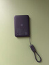 小米（MI）【3C認證】自帶線(xiàn)超薄充電寶 5000 22.5W 夜影灰 可上飛機/火車(chē) 可充手機平板筆記本耳機 曬單實(shí)拍圖