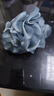 【大號50g】沐浴球沐浴花浴花球洗澡浴擦起泡網(wǎng)泡沫搓澡巾泡澡球 灰藍色 小號 曬單實(shí)拍圖