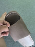 夢庭 拖鞋男厚底居家不磨不臭腳浴室洗澡防滑涼拖鞋 咖色 42-43碼 曬單實(shí)拍圖