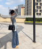 CinvaiKrose腋下鏈條包包女款2025年新款斜挎包大容量托特女包生日禮物送女友 黑色【生日禮物】可代寫(xiě)心意賀卡 曬單實(shí)拍圖