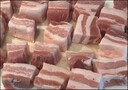 京東跑山豬黑豬去皮五花肉塊4斤 烤肉炒菜食材 生鮮冷凍 紅燒肉原料 曬單實(shí)拍圖