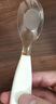 英氏（YEEHOO）寶寶元寶勺子嬰兒學(xué)吃飯訓練兒童硅膠自主進(jìn)食勺ppsu輔食餐具 曬單實(shí)拍圖