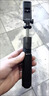 超迷你手機自拍桿藍牙抖音直播一體式伸縮便攜拍照攝影支架三腳架通用 黑色基礎款不帶燈 曬單實(shí)拍圖