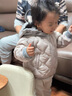 jnby by JNBY江南布衣嬰童羽絨服冬男女童嬰兒YOAC10760 250/卡其 90cm 曬單實(shí)拍圖