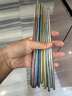 PAKCHOICE純鈦筷子家用高檔分餐筷抗菌防霉磨砂防滑一人一筷專(zhuān)用5雙禮盒裝 曬單實(shí)拍圖