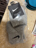 DOTSWOOSH耐克（NIKE）襪子中筒秋季薄款黑白簡(jiǎn)約男女運(yùn)動(dòng)襪純棉短襪 NK袋裝(灰色) 3雙 短筒襪(均碼) 曬單實(shí)拍圖