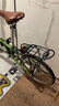 大行（DAHON）折疊自行車(chē)配件單車(chē)后座架16-20寸車(chē)貨架P8K3公路車(chē)可調行李架山地車(chē)合金尾架 黑色V剎貨架 曬單實(shí)拍圖