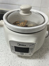 美的（Midea）電燉鍋煲湯鍋燉湯鍋1.5h快燉 陶瓷燉湯盅母嬰輔食鍋燕窩熬粥 1.5L電燉盅白瓷柔燉大功率MD-DGE1556 曬單實拍圖