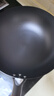 金存章丘炒鍋鐵鍋無涂層家用炒菜鍋圓底不易粘老式鍛打熟鐵鍋已開鍋 曬單實拍圖