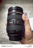 佳能Canon EF16-35 24-70 70-200mm二手單反鏡頭 大三元紅圈廣角中長(zhǎng)變焦鏡頭 EF 24-70mm F2.8L USM 套餐一【品牌UV鏡+遮光罩】 99成新 曬單實(shí)拍圖
