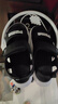 彪馬（PUMA）緩震中底魔術貼透氣涼鞋男女夏季休閑拖鞋SANDAL395429 黑色-白-07 40.5 曬單實拍圖