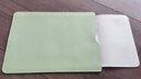 京親甄選適用于華為matebook14保護套筆記本電腦包內膽包14寸高顏值可愛(ài)配件皮套收納袋 抹茶綠-內里絨面+電源袋 【13.3/14寸適用】 曬單實(shí)拍圖