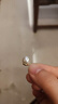 胖東來(lái)品質(zhì)珍珠天然耳釘母貝耳環(huán)新款輕奢感銀女耳環(huán) 清冷澳白-12mm 千金名媛 曬單實(shí)拍圖