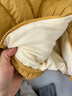 兒童加絨棉服嬰兒外穿衣服寶寶加厚防風(fēng)棉衣男女童裝秋冬季夾棉襖 黃色 內有加絨 80 曬單實(shí)拍圖