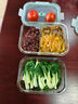京東京造飯盒 保鮮冰箱收納玻璃食品級(jí)上班專(zhuān)用【可微波爐】長(zhǎng)方形 700ml 曬單實(shí)拍圖