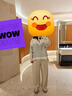 對白簡(jiǎn)約廓形松弛感條紋毛衣女2025年秋裝新款慵懶風(fēng)套頭針織上衣 米黑條 L 曬單實(shí)拍圖