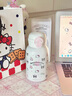 三麗鷗（SANRIO）兒童保溫杯316不銹鋼吸管水杯禮物雙飲男女學(xué)生上學(xué)水壺喝水杯子 hellokitty500ml（S禮盒裝） 曬單實(shí)拍圖