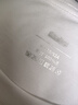 京東京造情侶純棉t恤衫男士短袖t恤男女同款夏季新款白色 M 曬單實(shí)拍圖